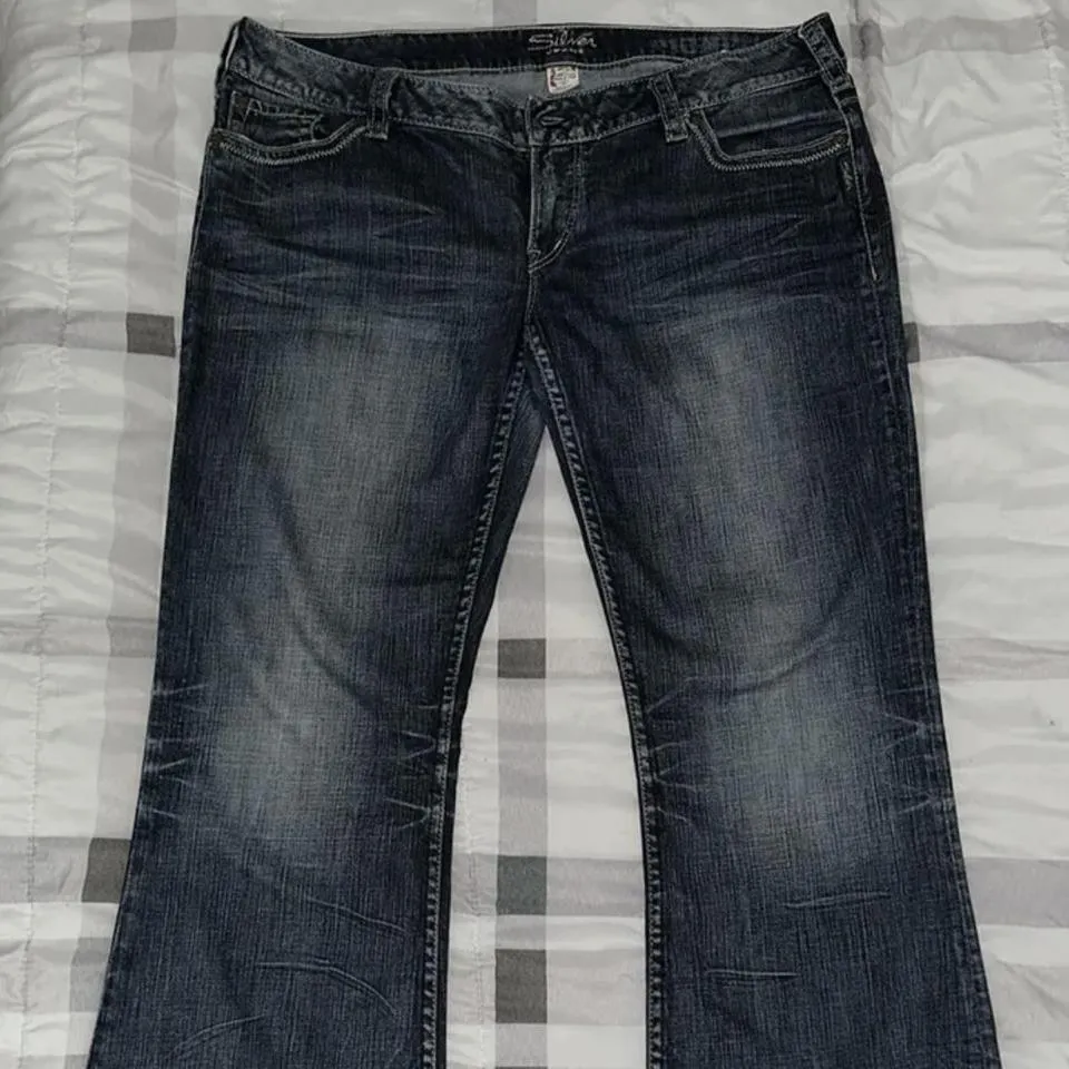 Silver Jeans Co. Men's Blue and Navy Jeans