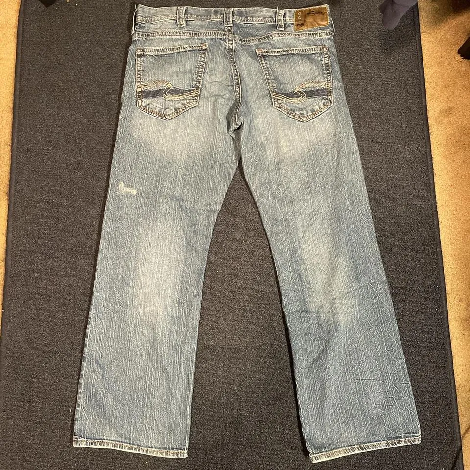 Silver Jeans Co. Men's Navy Jeans