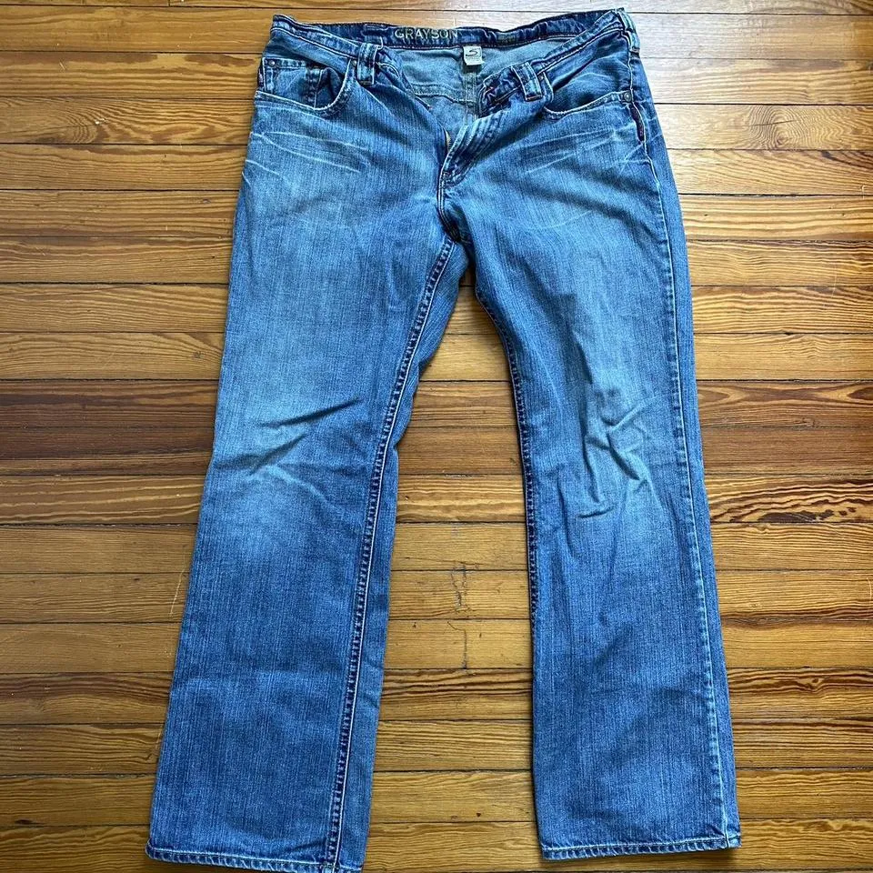 Silver Jeans Co. Men's Blue and Red Jeans