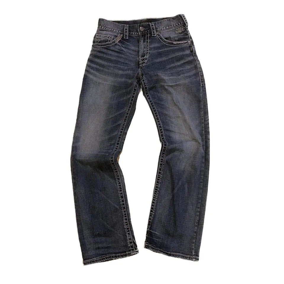 Silver Jeans Co. Men's Blue and Navy Jeans
