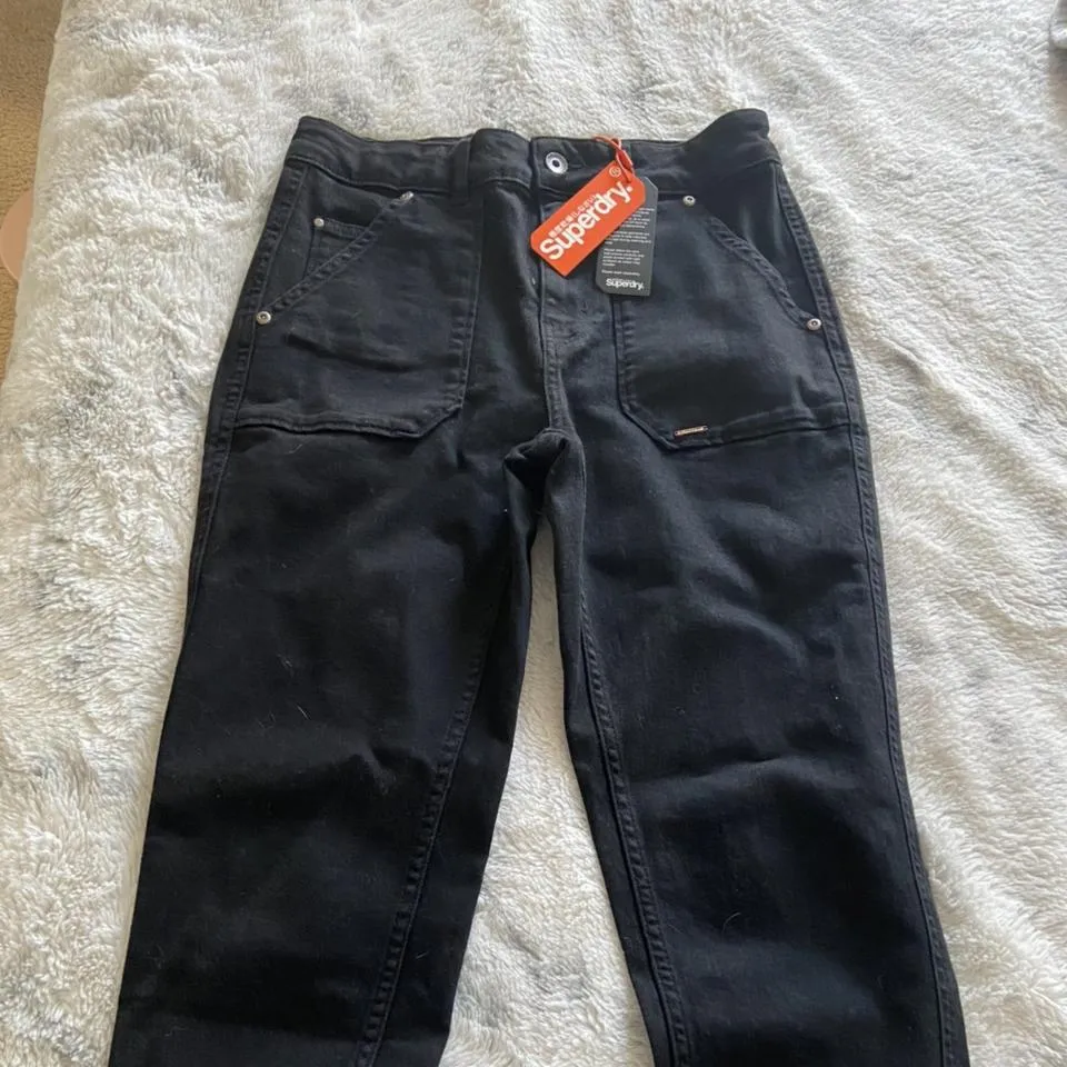 Superdry Men's Black Jeans