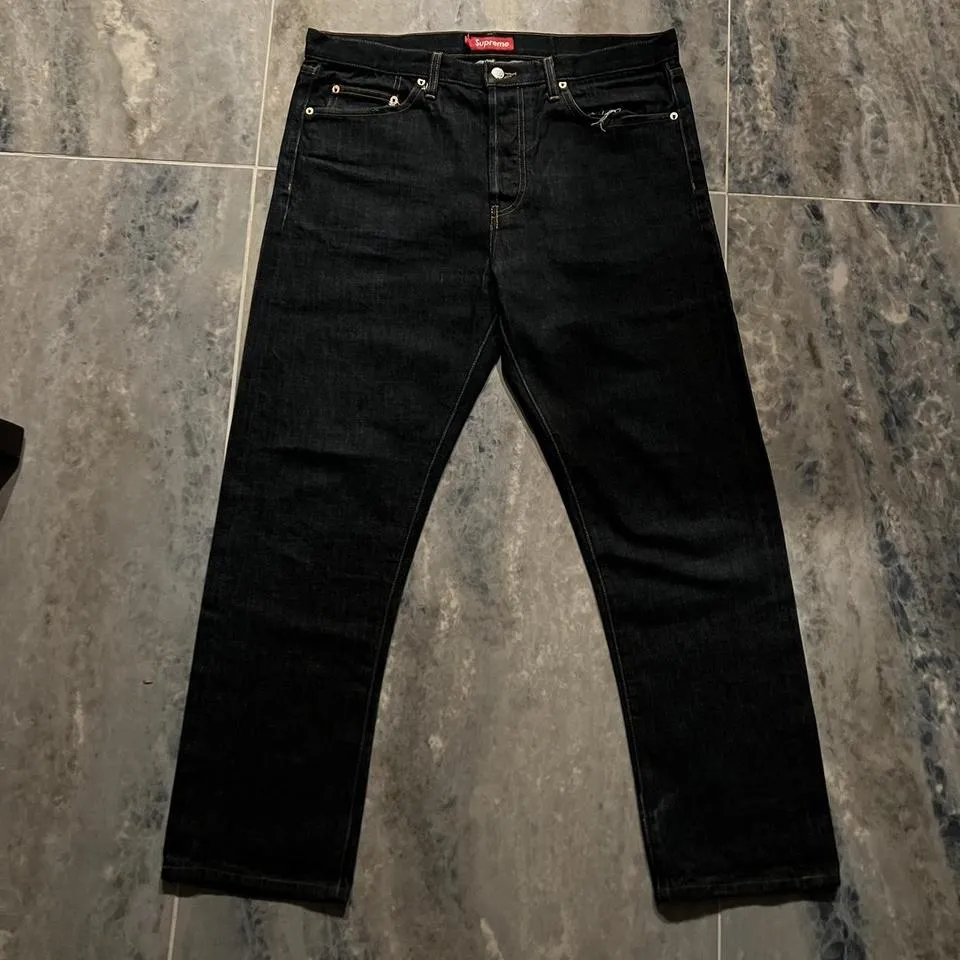 Supreme Men's Navy Jeans
