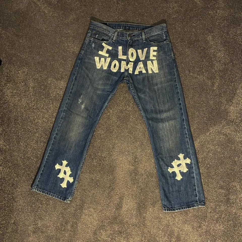 Supreme Men's Blue Jeans