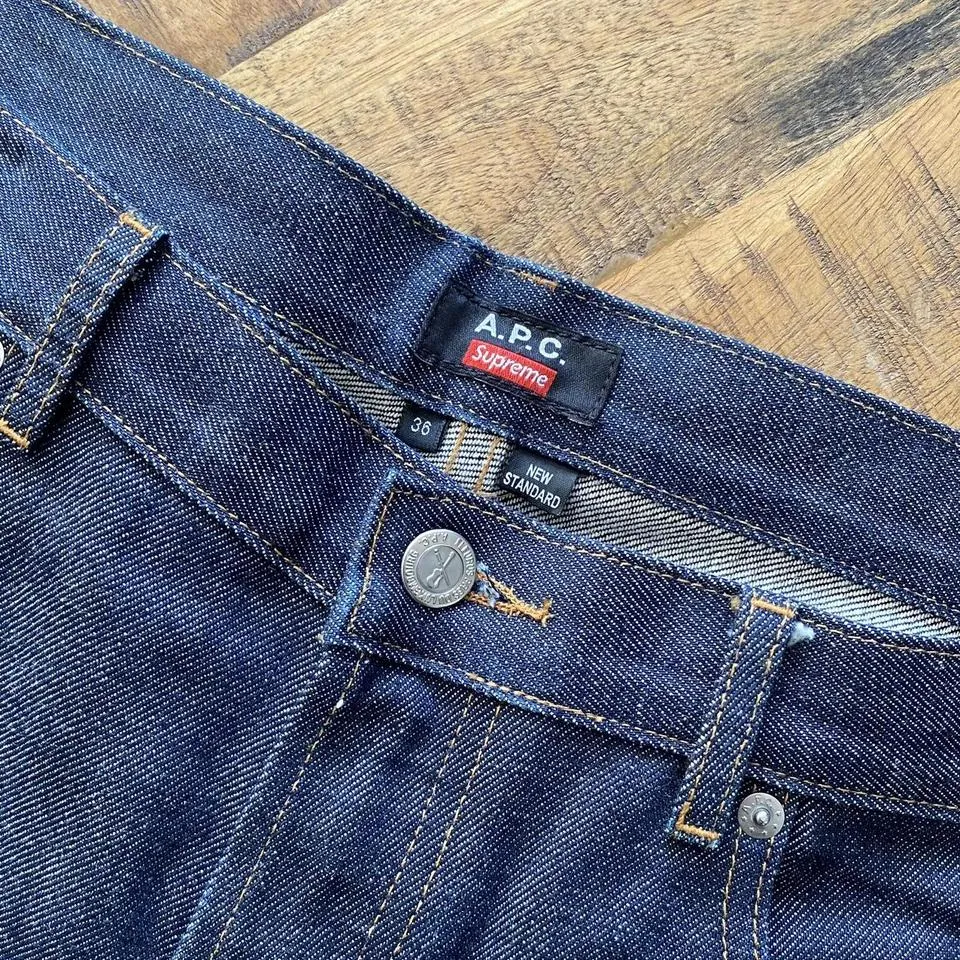 Supreme Men's Navy Jeans