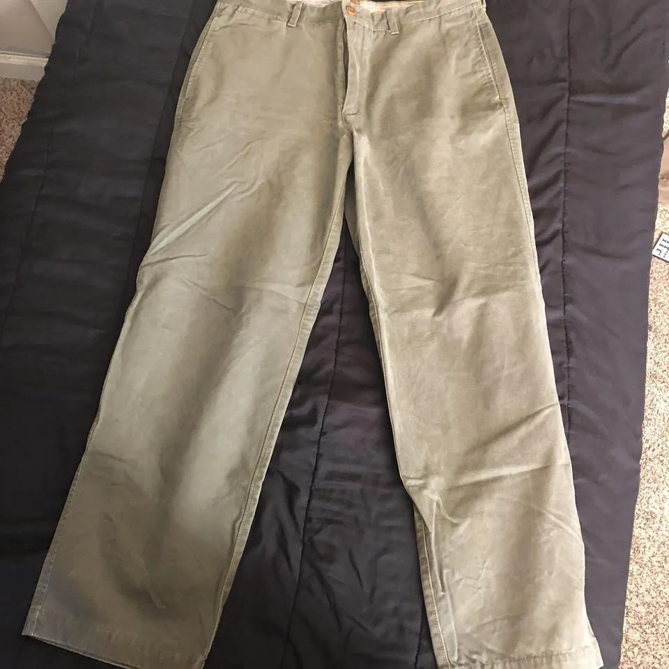Timberland Men's Green and Khaki Jeans