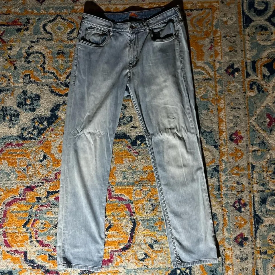 Tommy Bahama Men's Blue and White Jeans