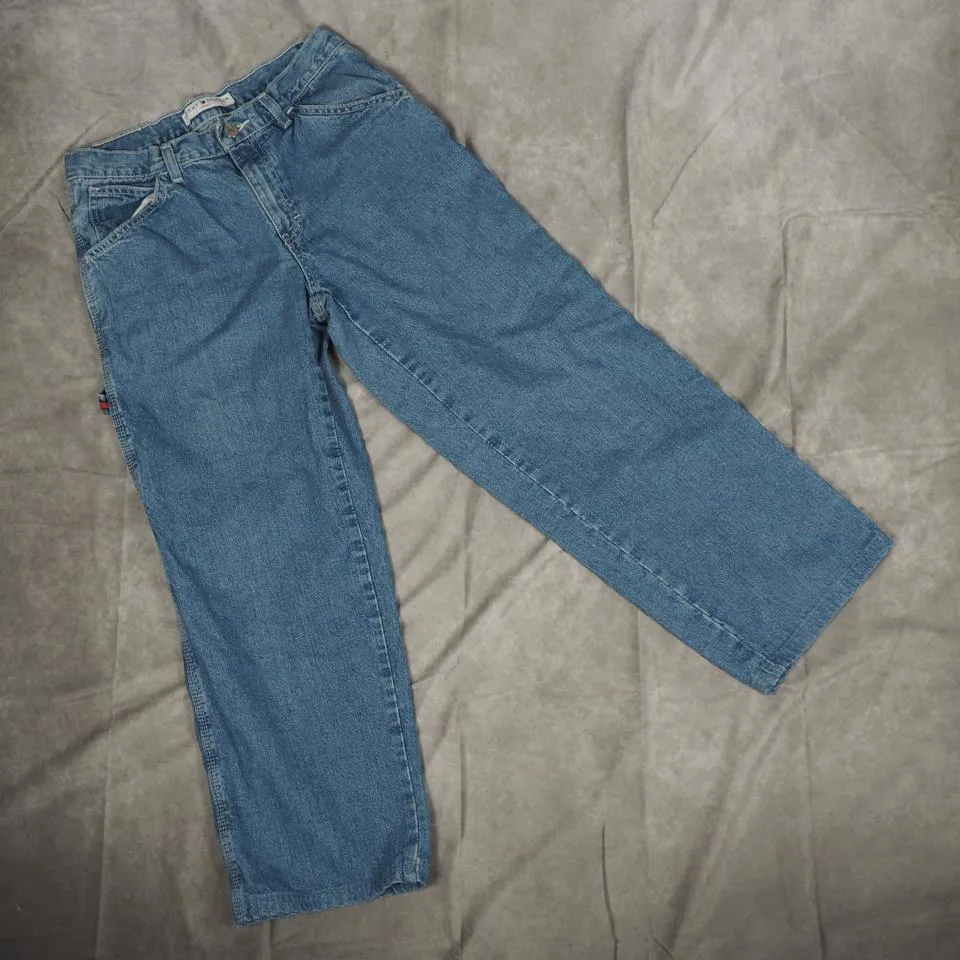 Tommy Hilfiger Men's Blue and Red Jeans