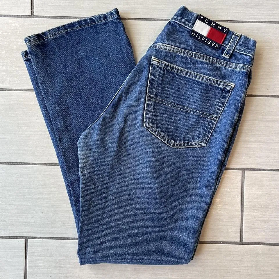 Tommy Hilfiger Men's Blue and Navy Jeans