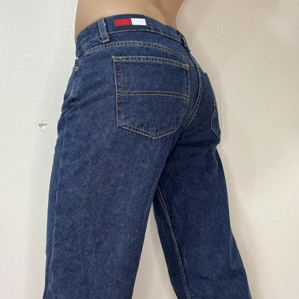 Tommy Hilfiger Men's Navy and Blue Jeans