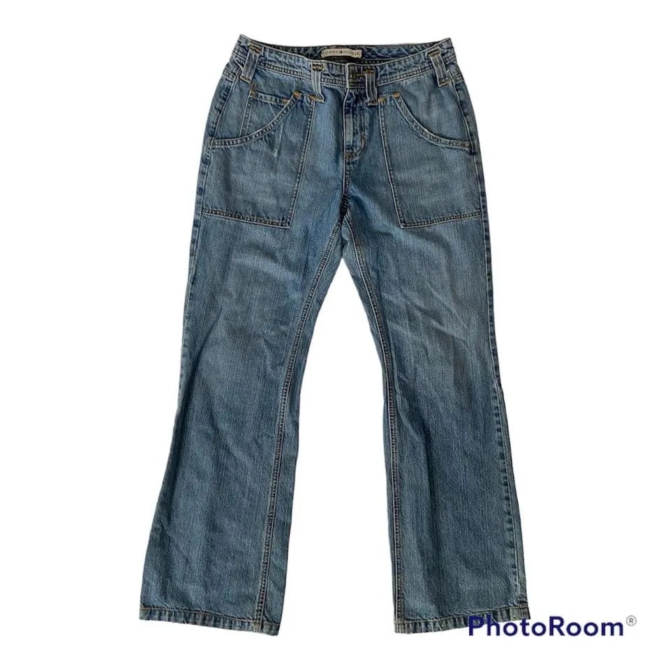 Tommy Hilfiger Men's Navy and Blue Jeans