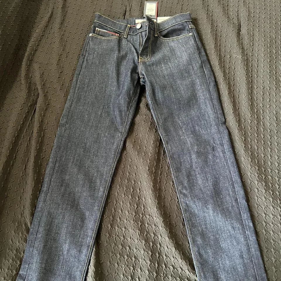 Tommy Hilfiger Men's Navy and Blue Jeans