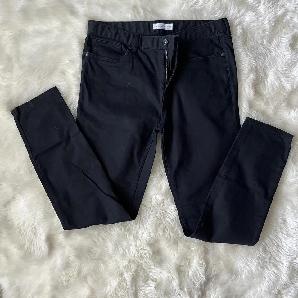 Topman Men's Black Jeans