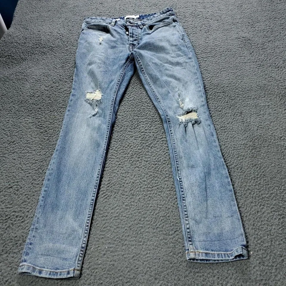 Topman Men's Blue Jeans