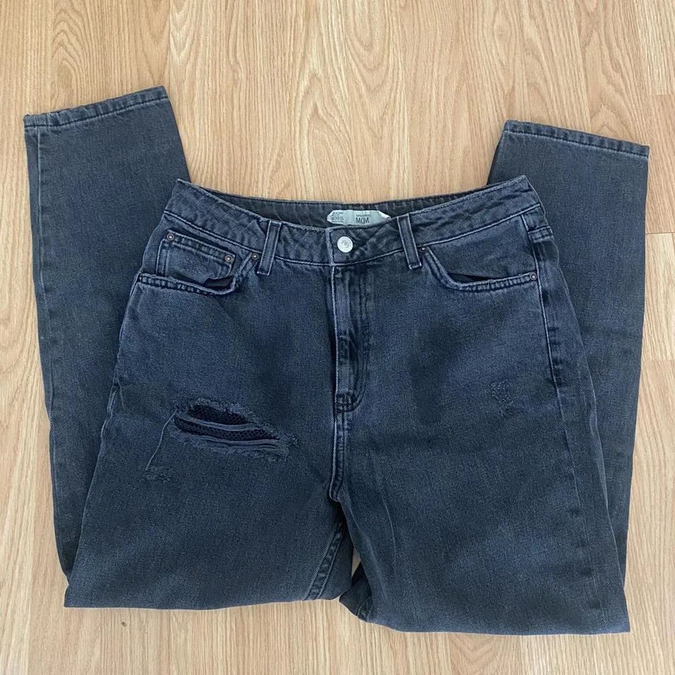 Topshop Men's Black Jeans