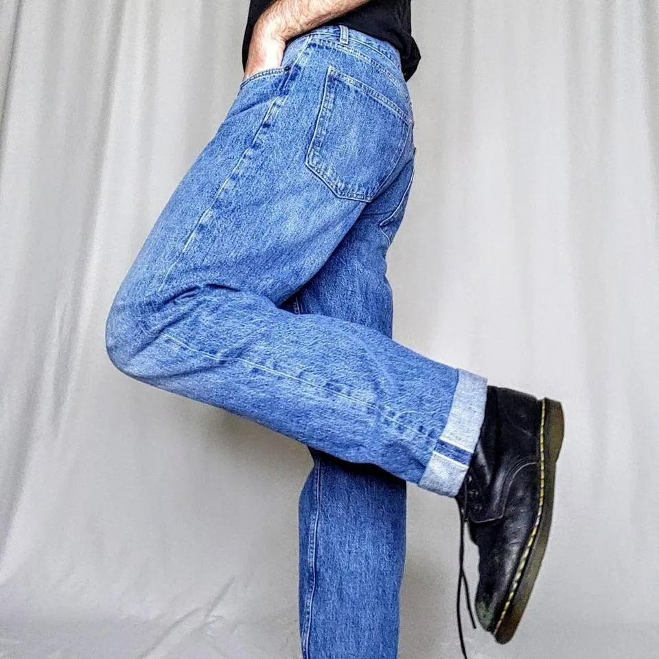 Topshop Men's Blue Jeans