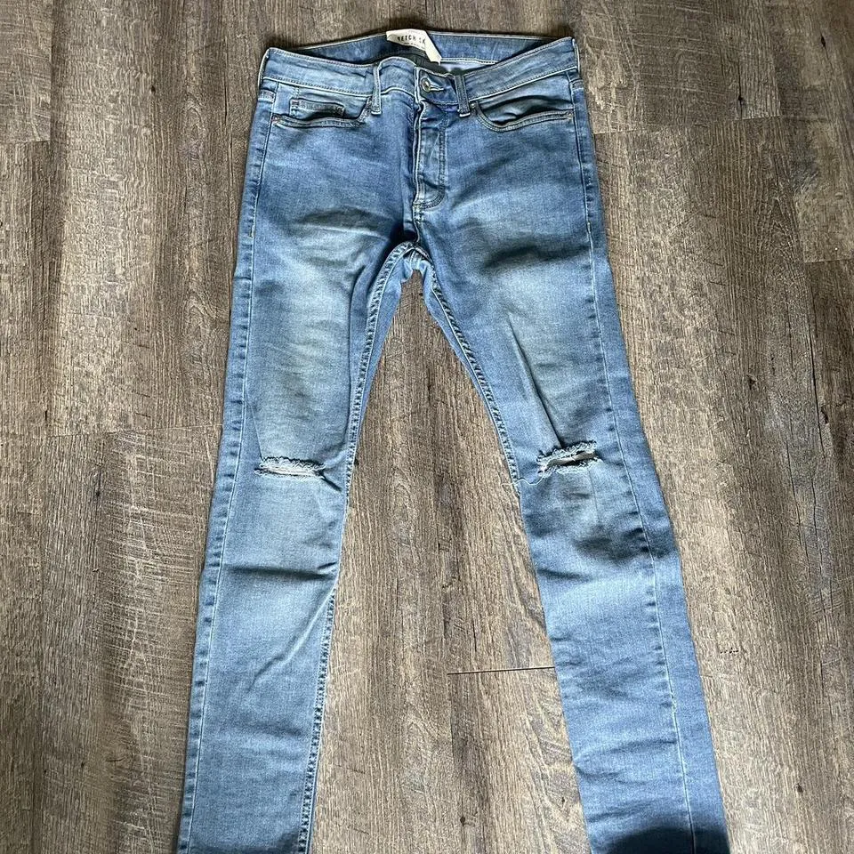 Topshop Men's Blue Jeans
