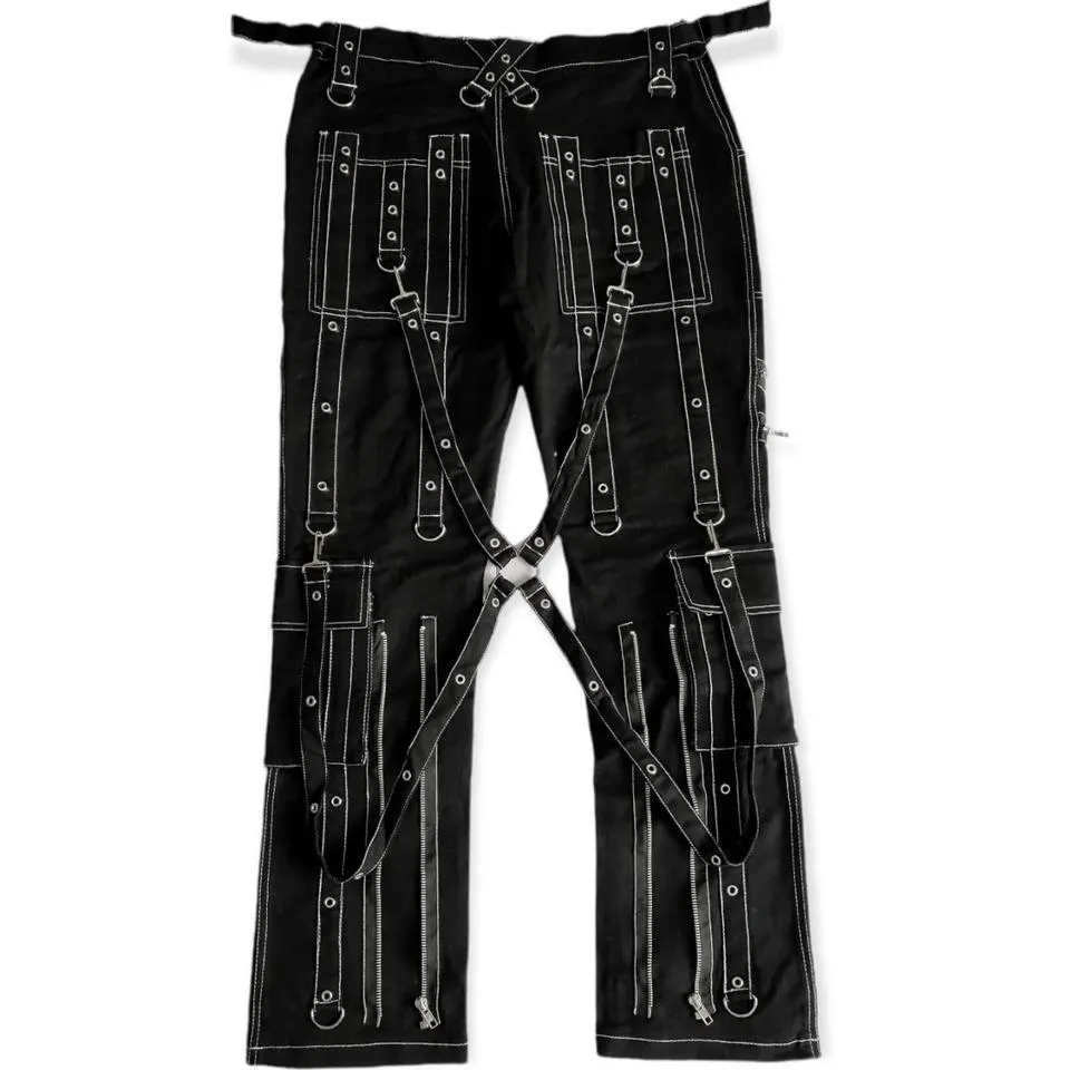 Tripp NYC Men's Black and Silver Jeans