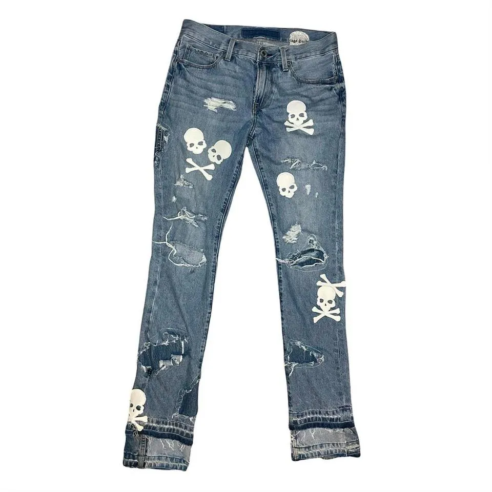Tripp NYC Men's Blue and White Jeans