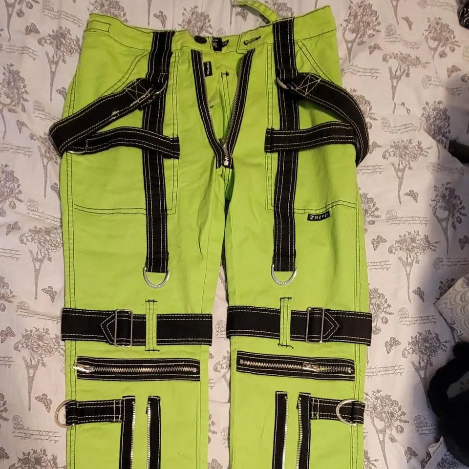 Tripp NYC Men's Green and Black Jeans