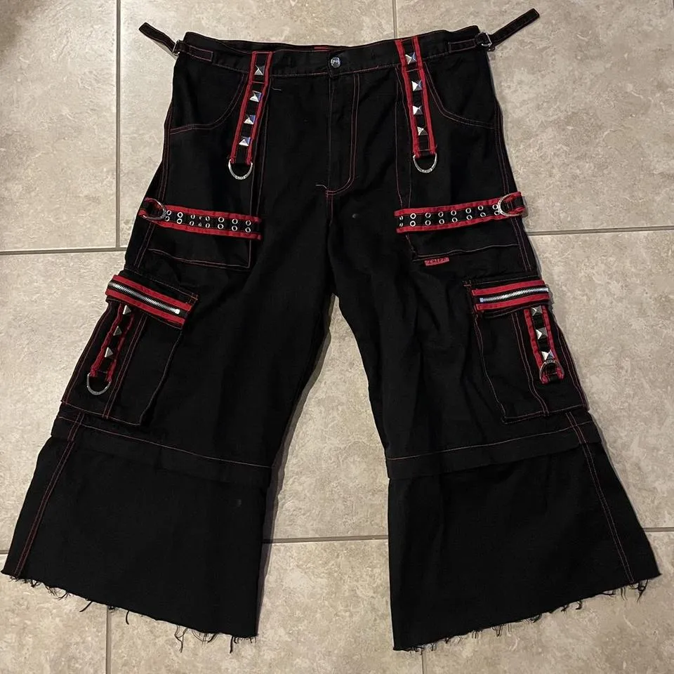 Tripp NYC Men's Red and Black Jeans