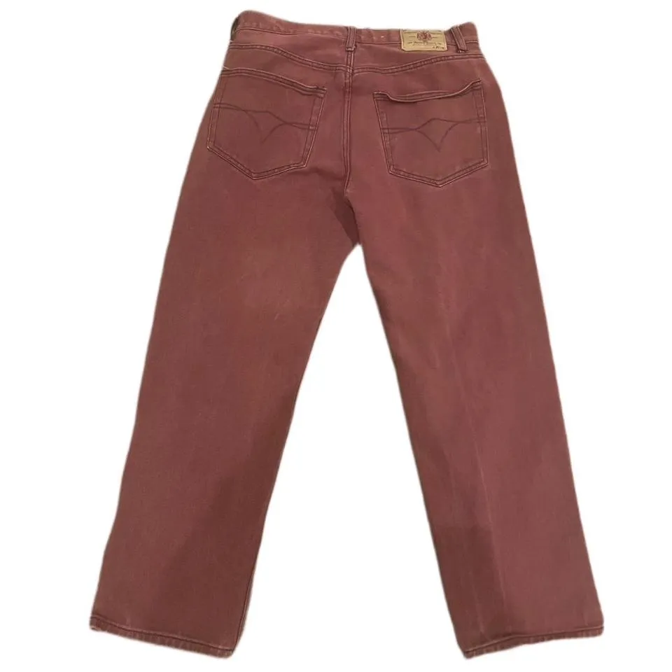Tripp NYC Men's Burgundy Jeans