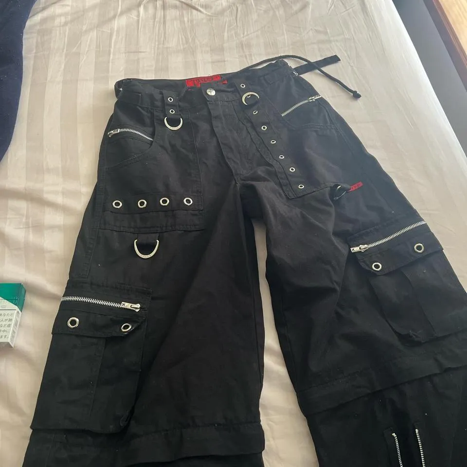 Tripp NYC Men's Black and Silver Jeans