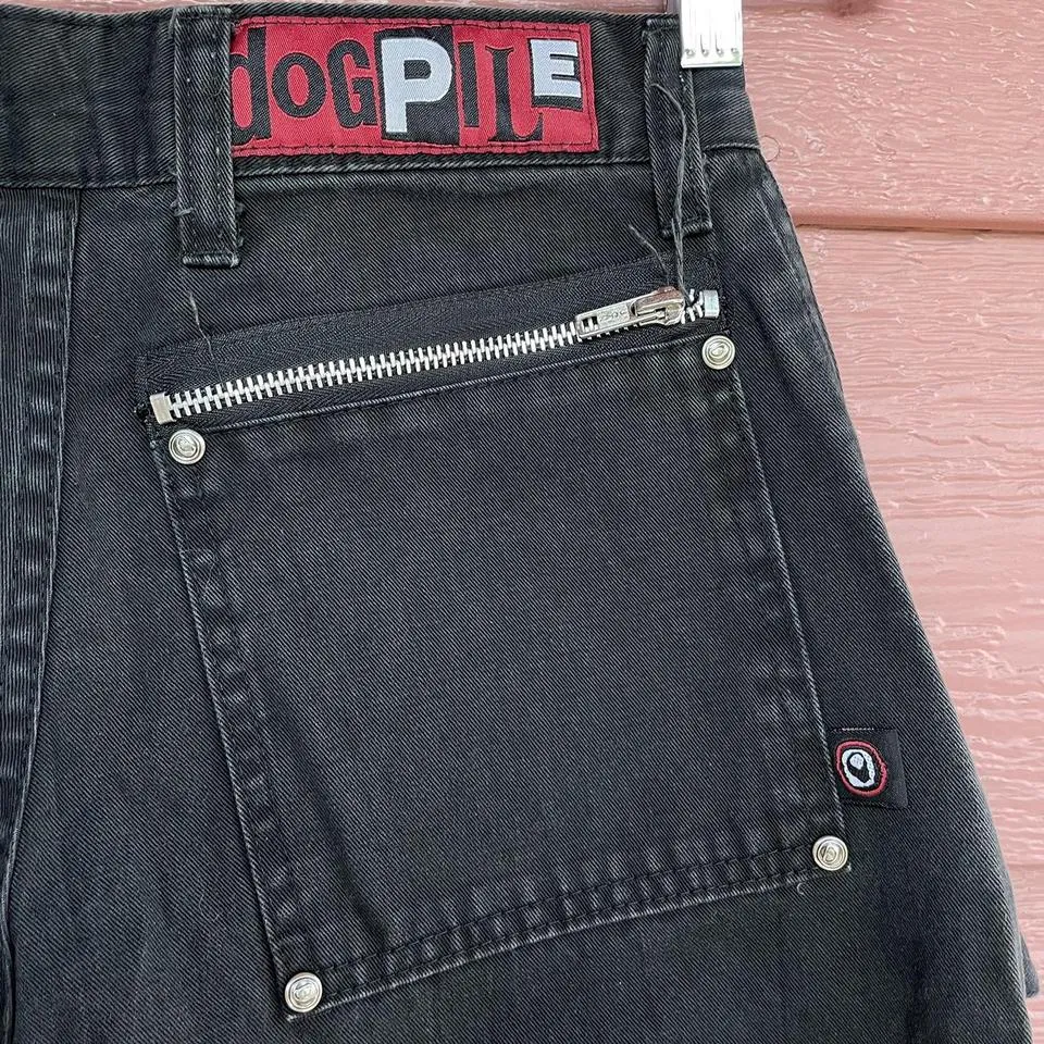 Tripp NYC Men's Black and Red Jeans
