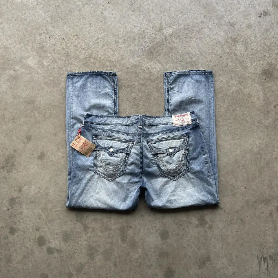 True Religion Men's Blue Jeans