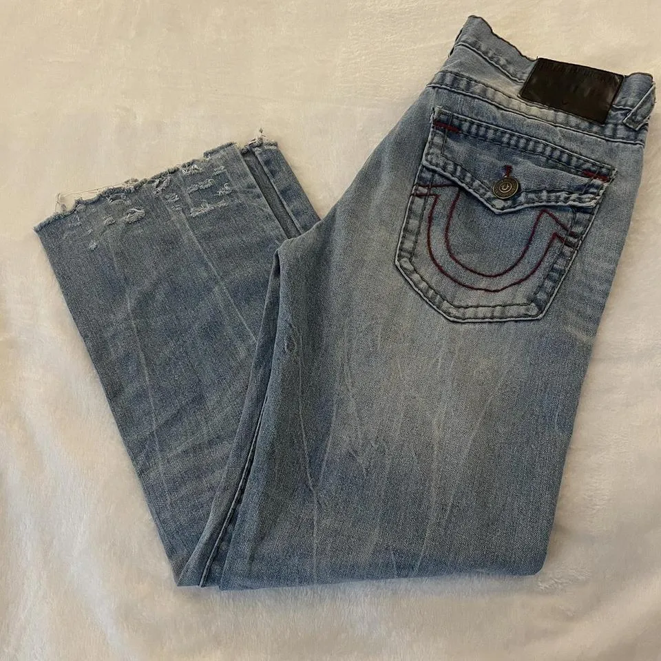 True Religion Men's Red Jeans