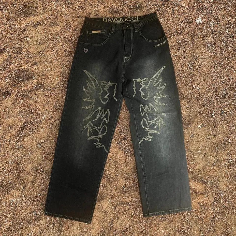 True Religion Men's Navy and Blue Jeans