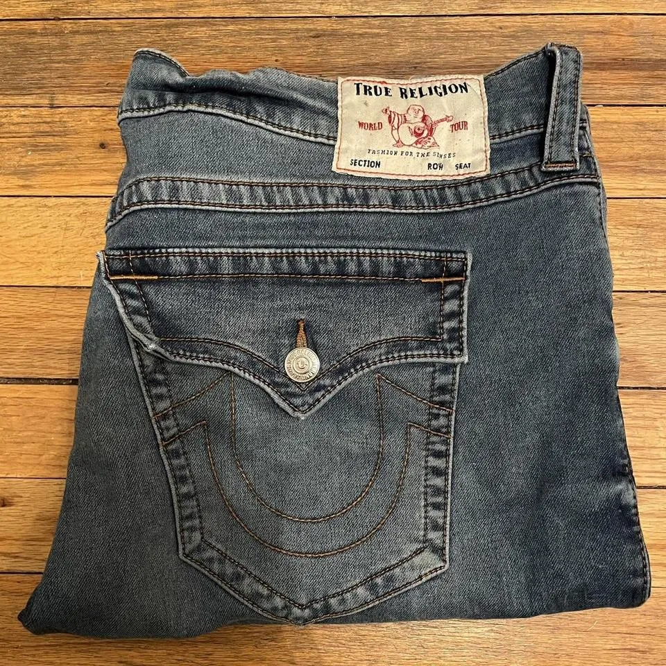 True Religion Men's Blue Jeans