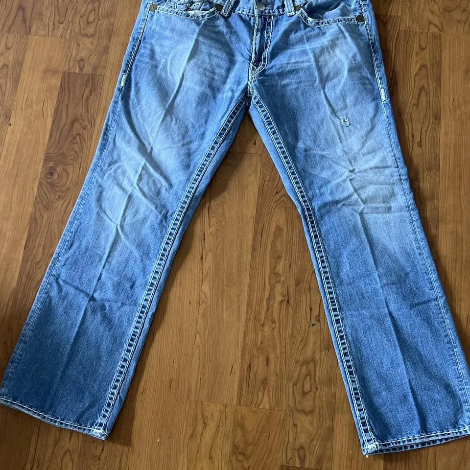 True Religion Men's Blue Jeans