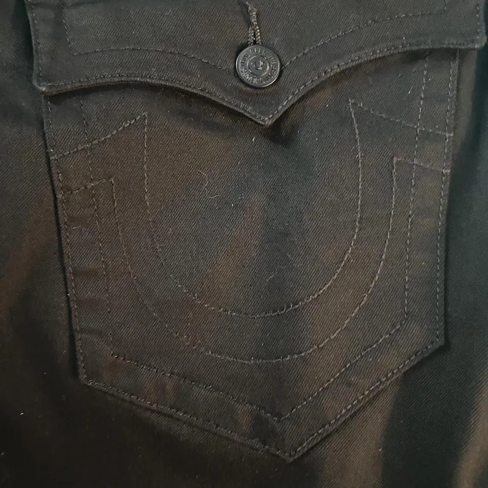 True Religion Men's Black Jeans