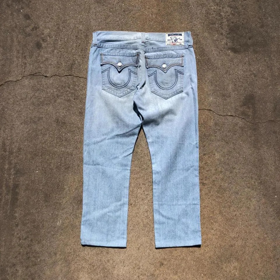 True Religion Men's Blue Jeans