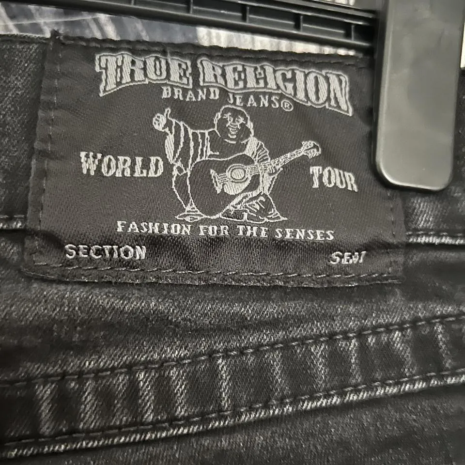 True Religion Men's Black Jeans