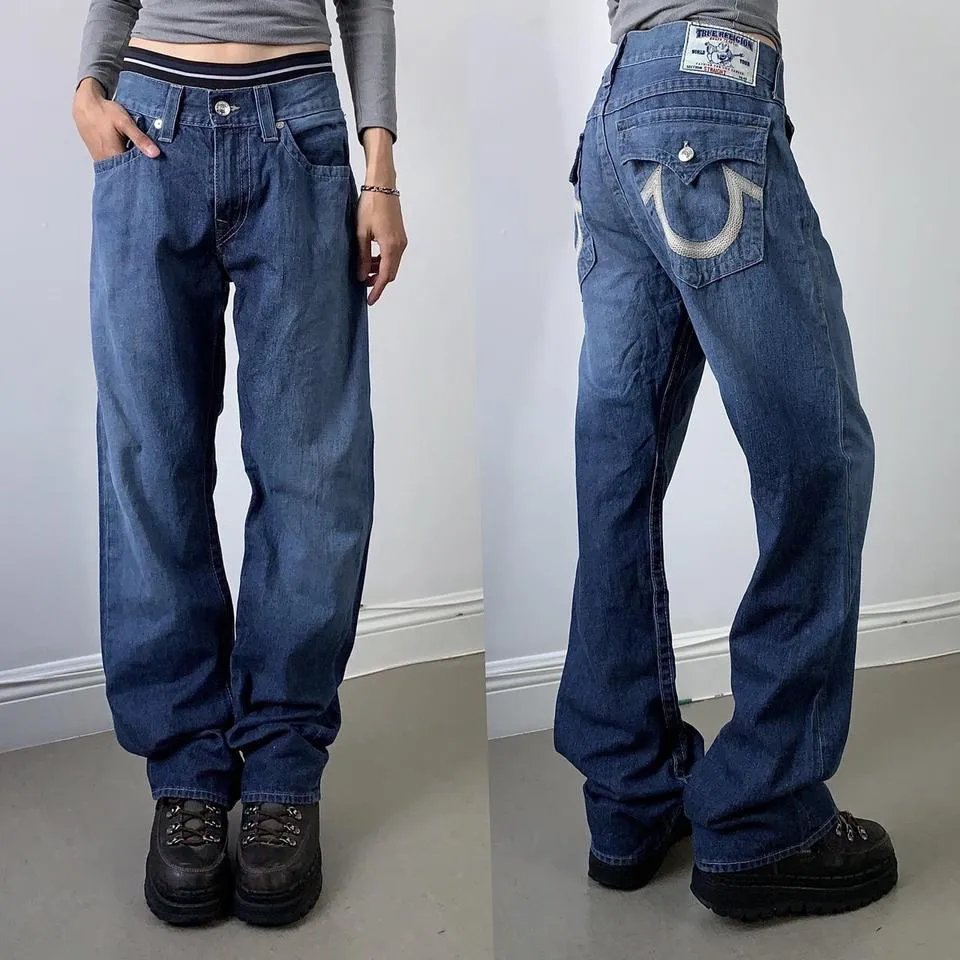 True Religion Men's Blue Jeans