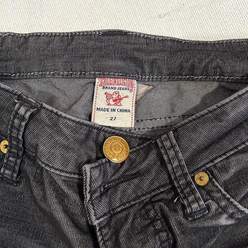 True Religion Men's Black Jeans