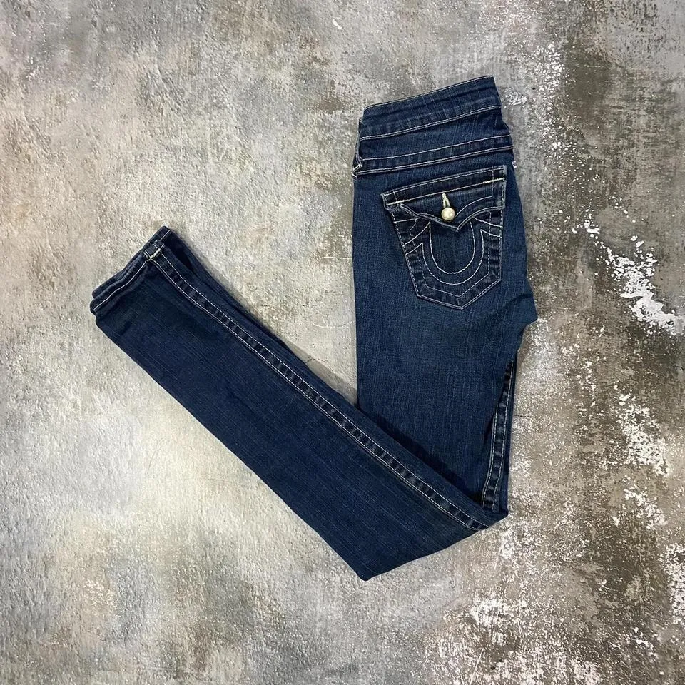 True Religion Men's Navy Jeans
