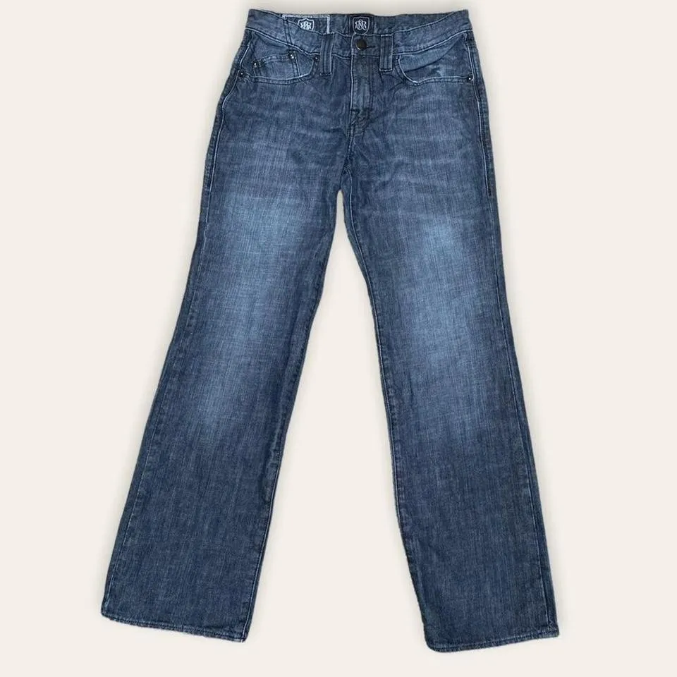 Unbranded Men's Navy and Blue Jeans