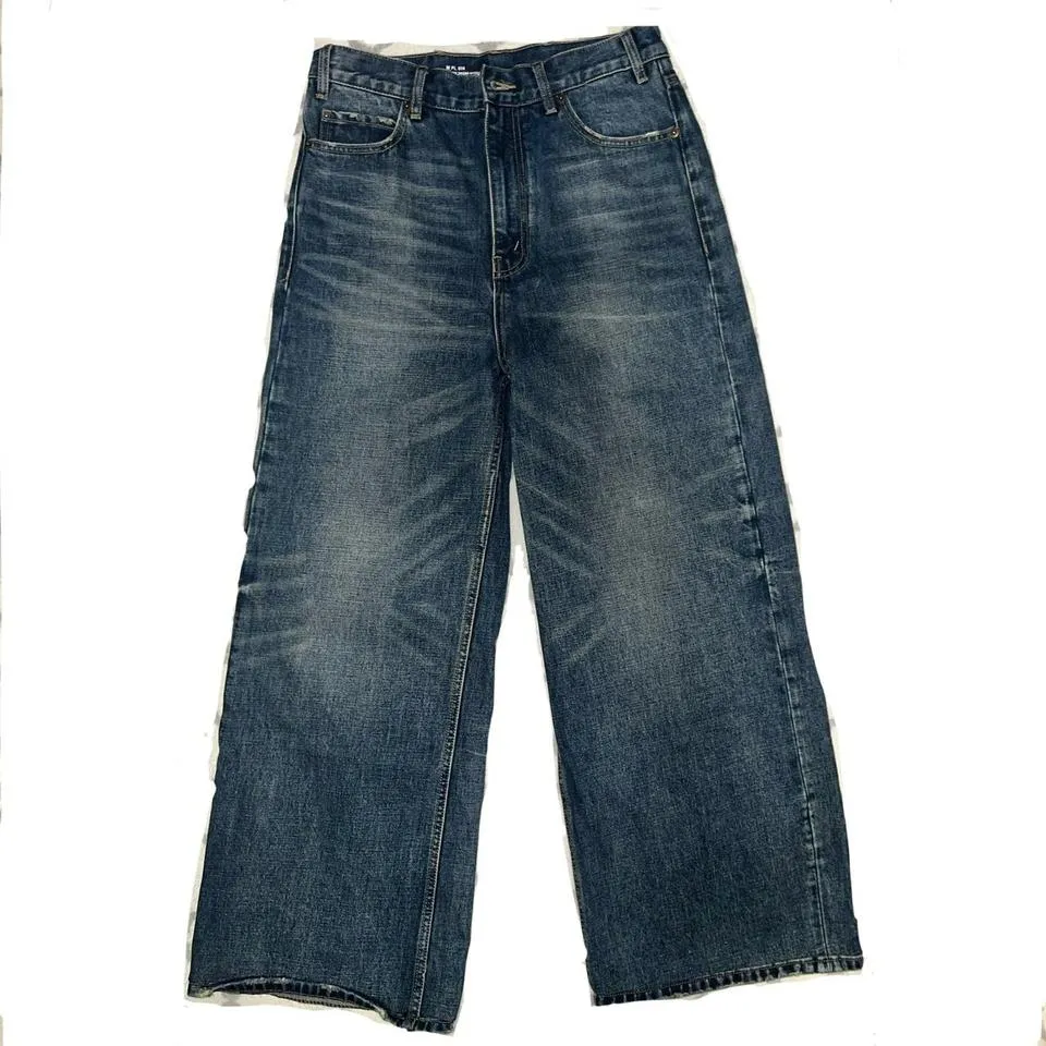 Unbranded Men's Blue and Navy Jeans