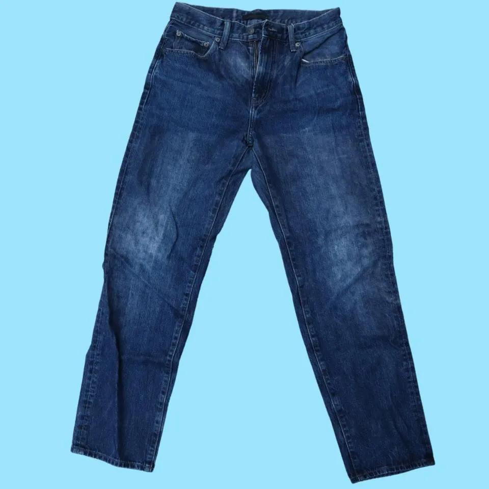 UNIQLO Men's Blue and Navy Jeans