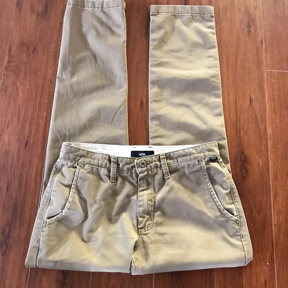 Vans Men's Khaki and Brown Jeans