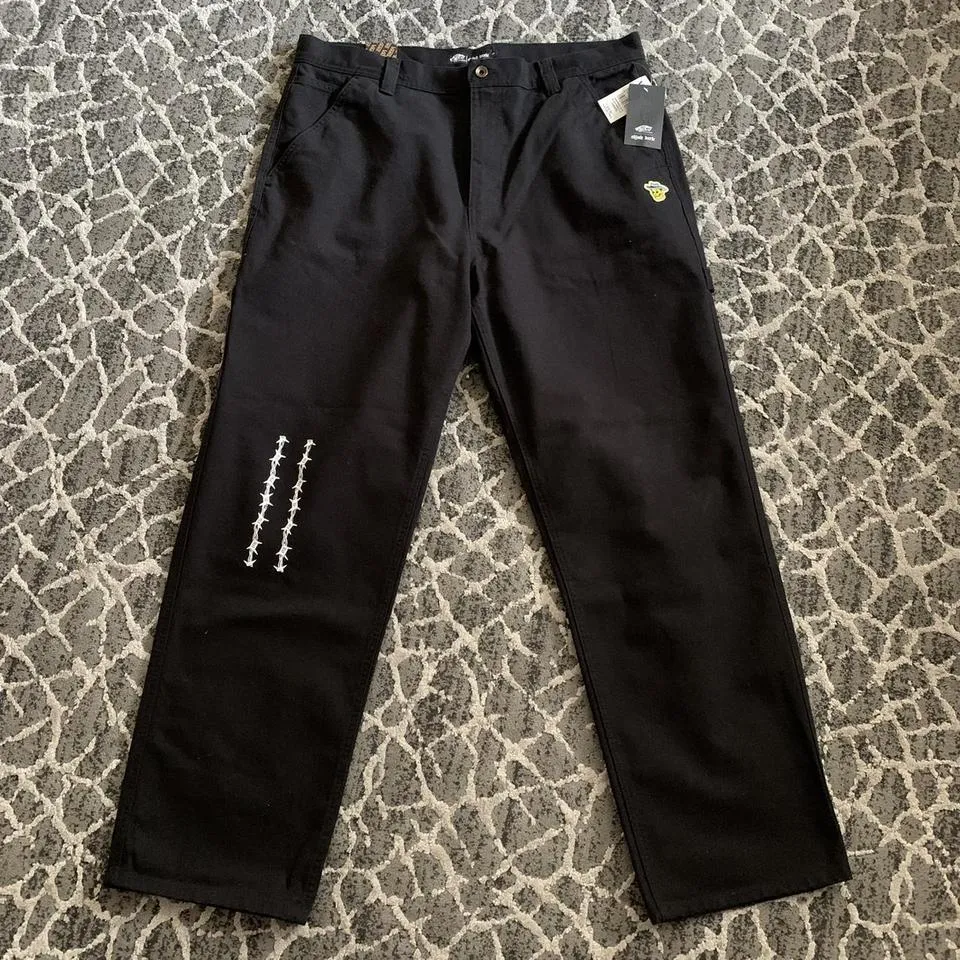 Vans Men's Black and White Jeans