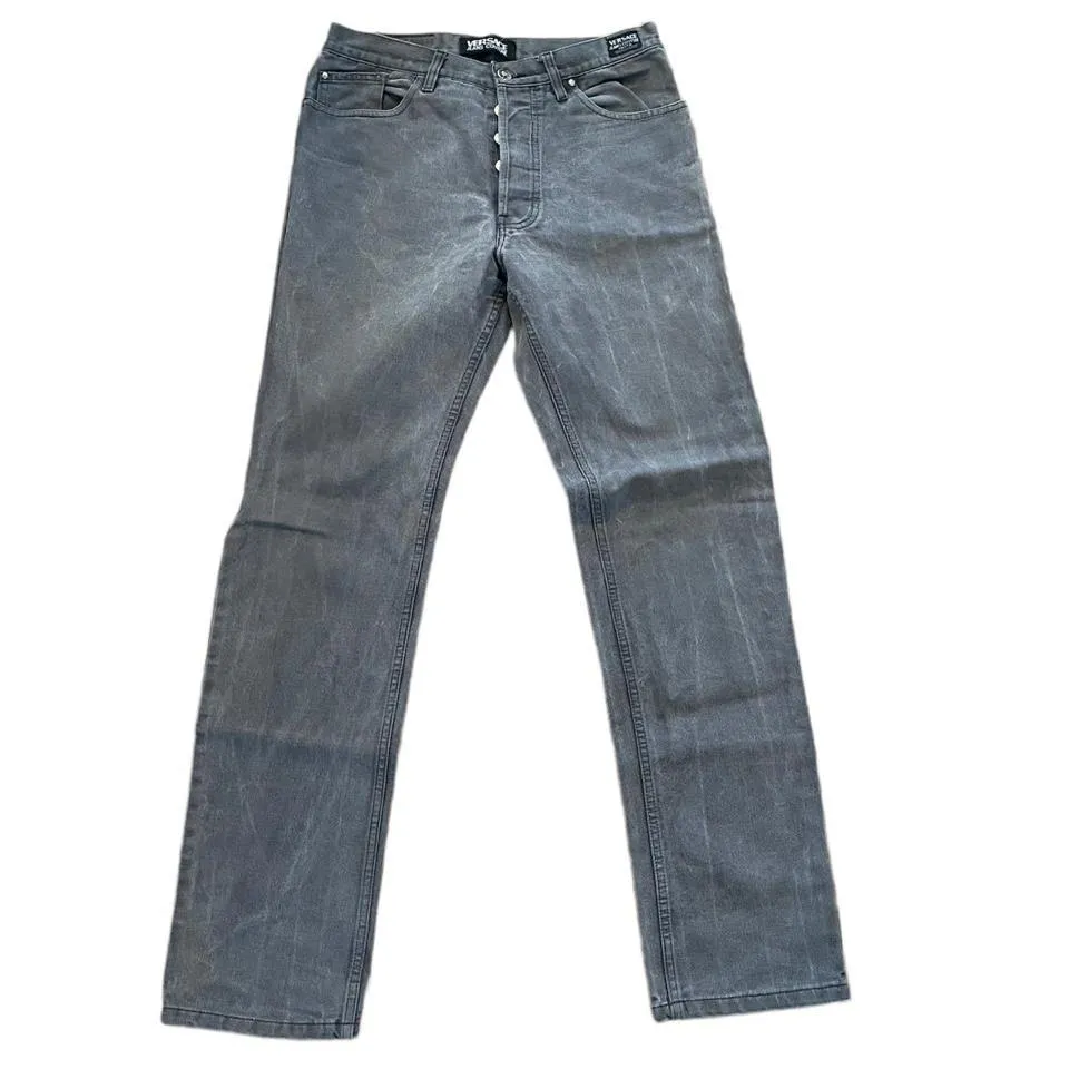 Versace Men's Grey Jeans