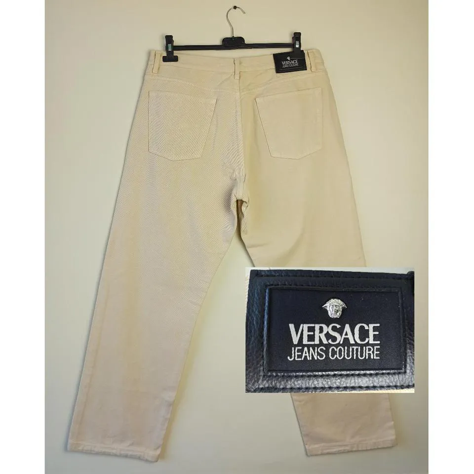 Versace Men's Tan Jeans