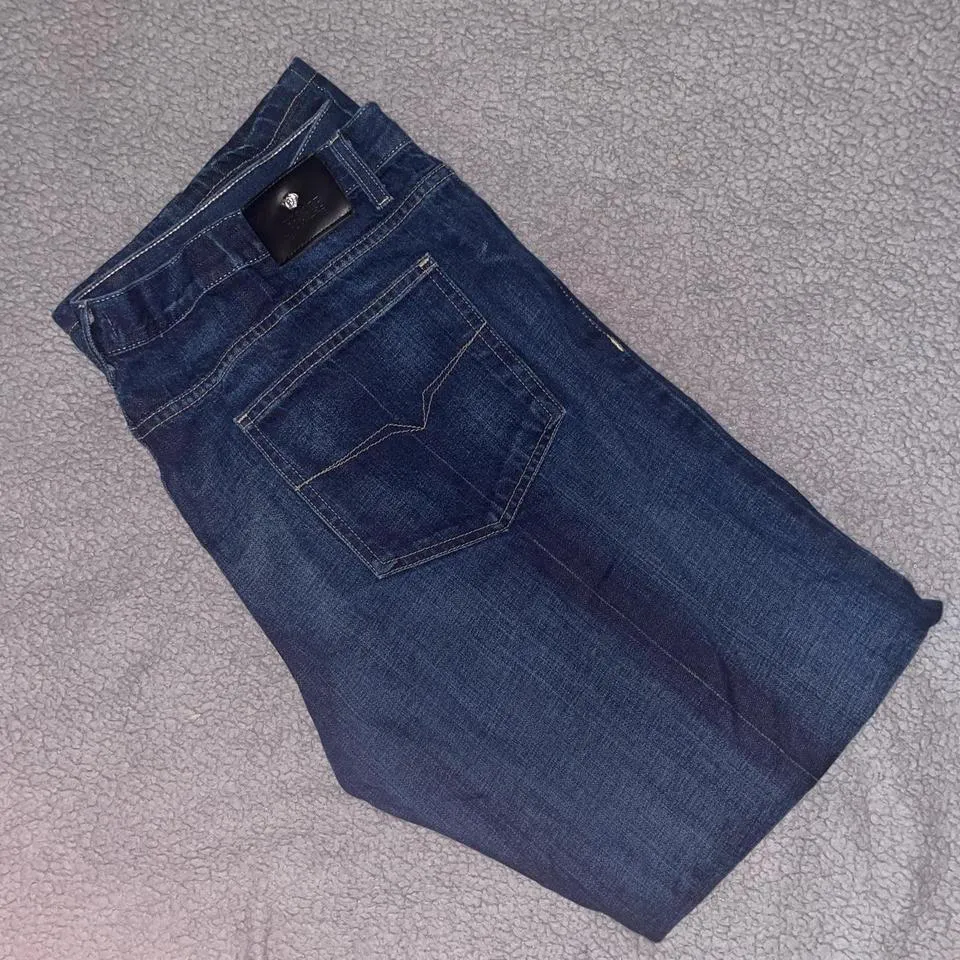 Versace Men's Navy Jeans