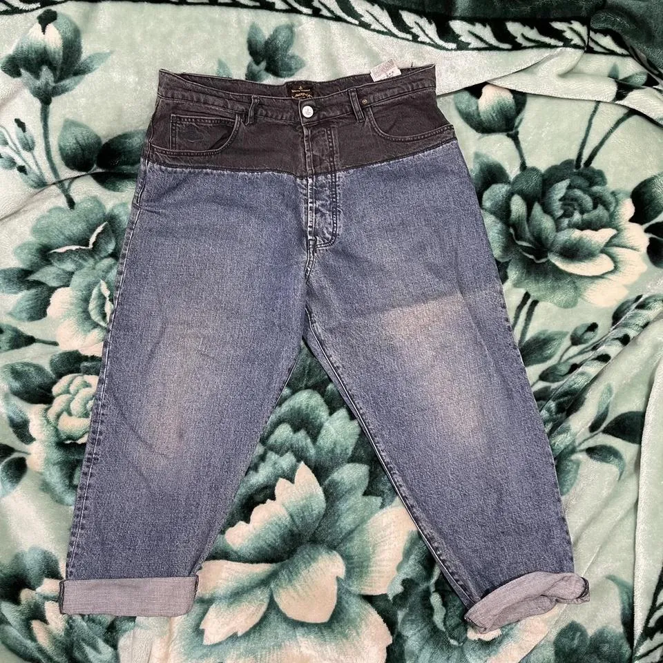 Vivienne Westwood Men's Black and Blue Jeans