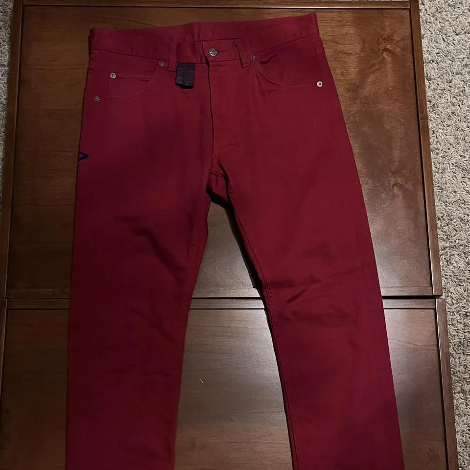 Vivienne Westwood Men's Red and Blue Jeans