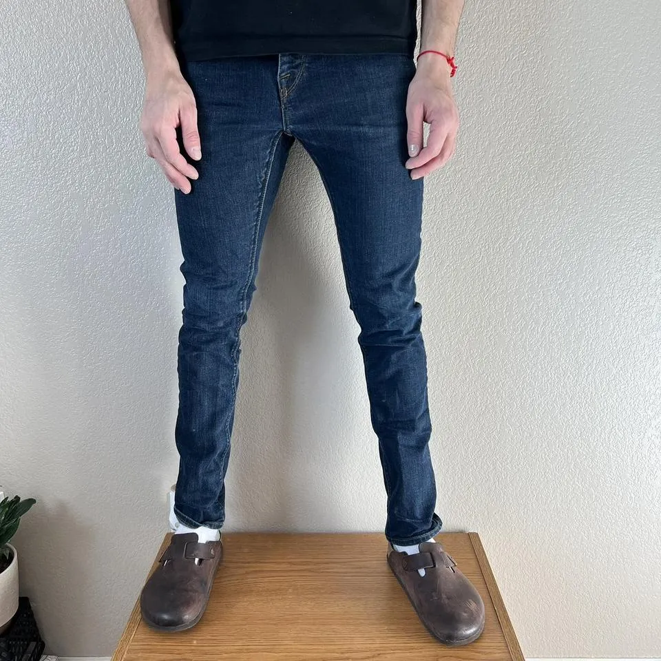 Volcom Men's Blue and Navy Jeans