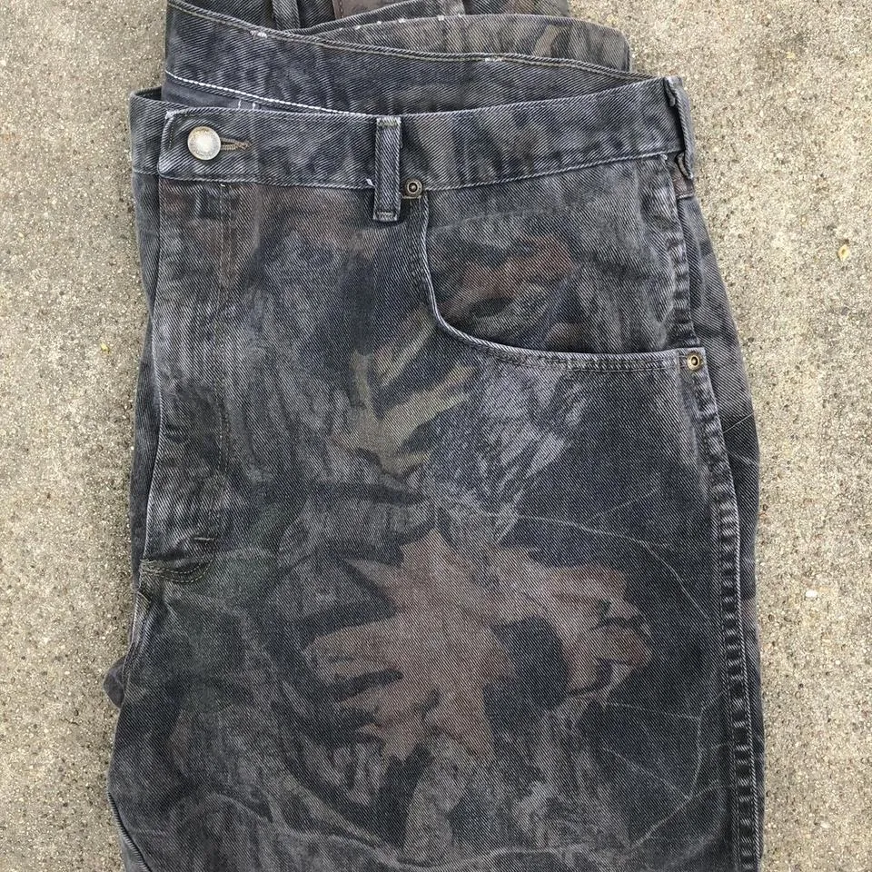 Wrangler Men's Khaki and Black Jeans